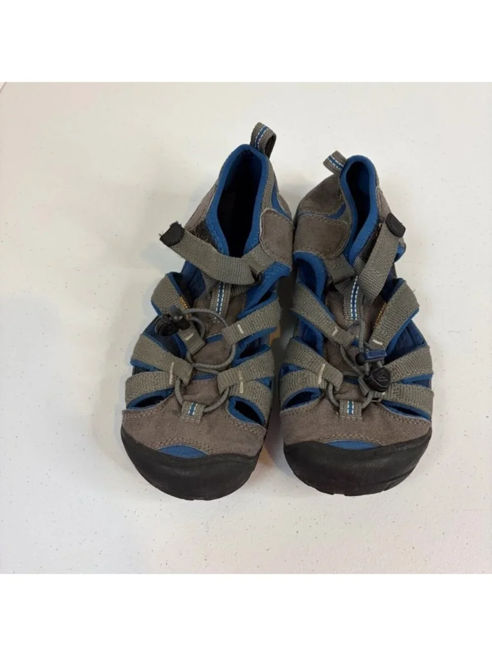 Keen Newport H2 Sandals Shoes Big Kid size 3 Outdoor Nature Shoe Gray Blue beach